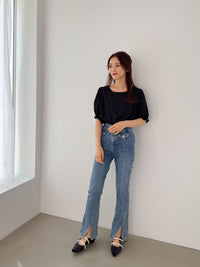 アシンメトリーデザインセットワンピース