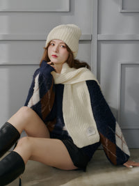 ニットマフラー×ワッチセット