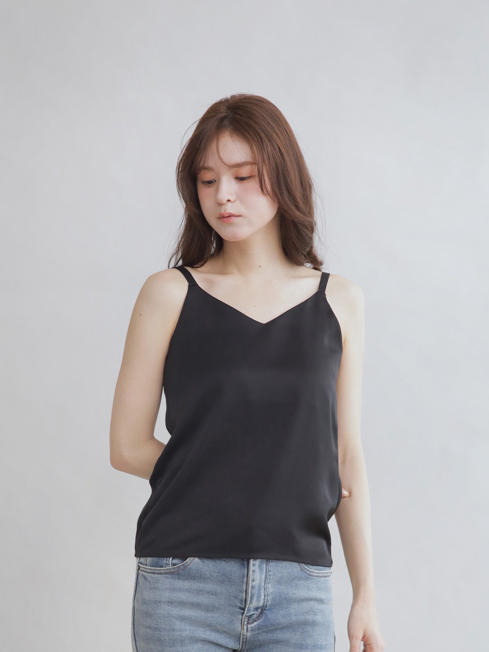 サテンライクペチコートセット