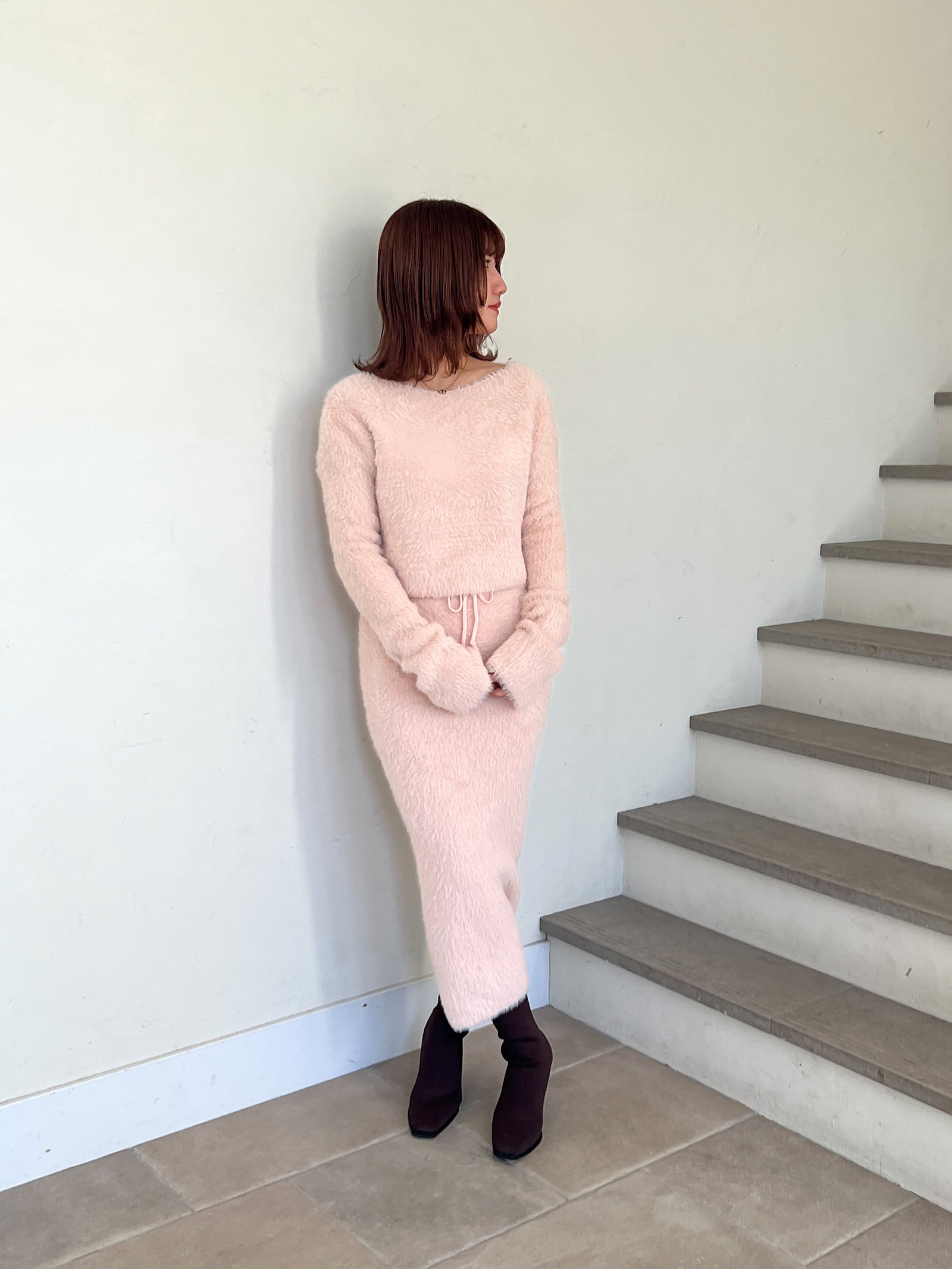 KBF ハイネックシャギーコート 【2024 A/W】 KBF ハイネックシャギーコート 【2024 A/W】 - メルカリ