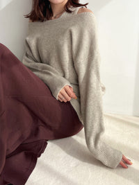 2ピースロングニット