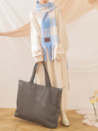 【mic】チェックマフラー