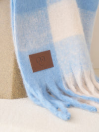 【mic】チェックマフラー