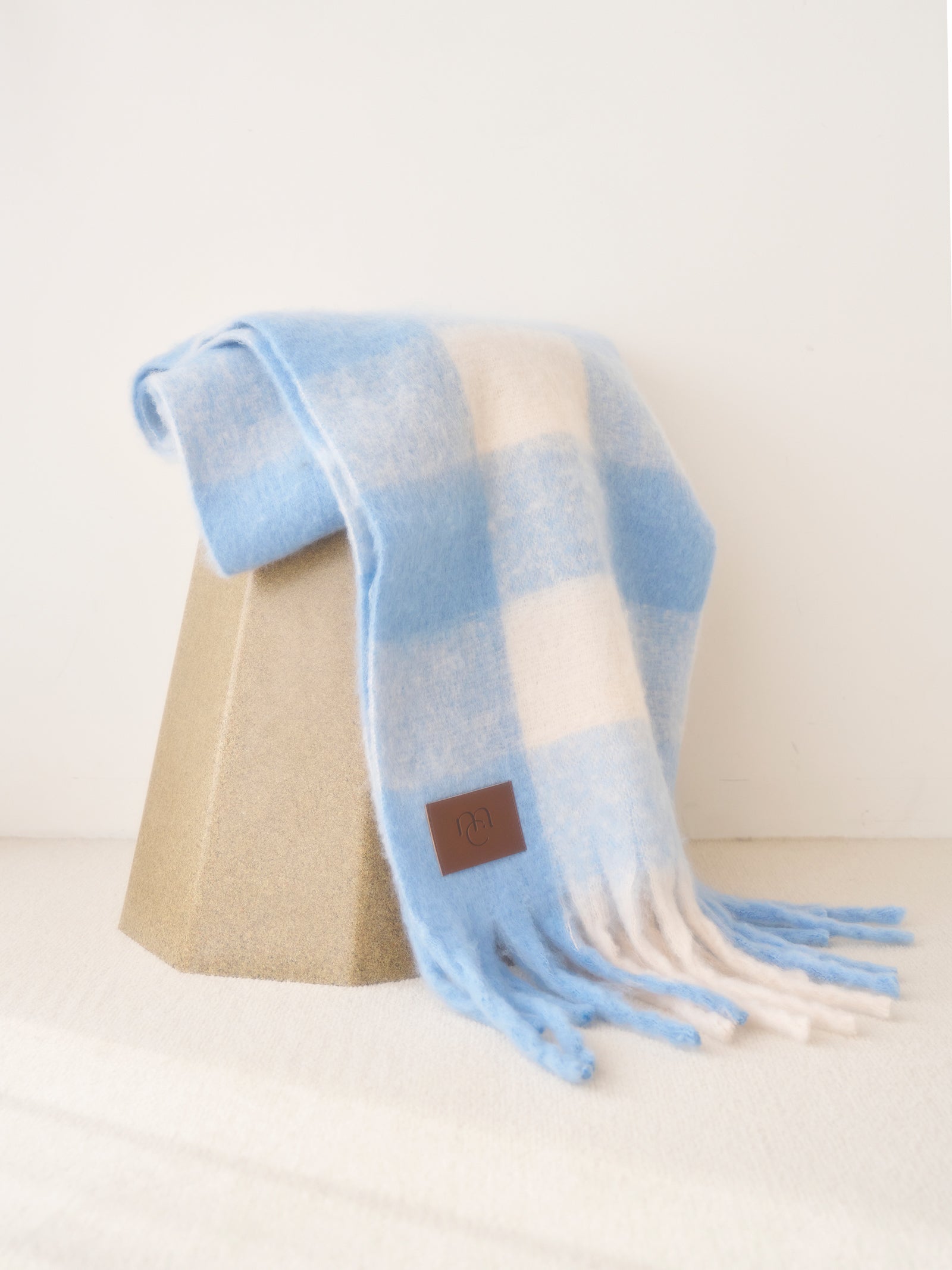 【mic】チェックマフラー