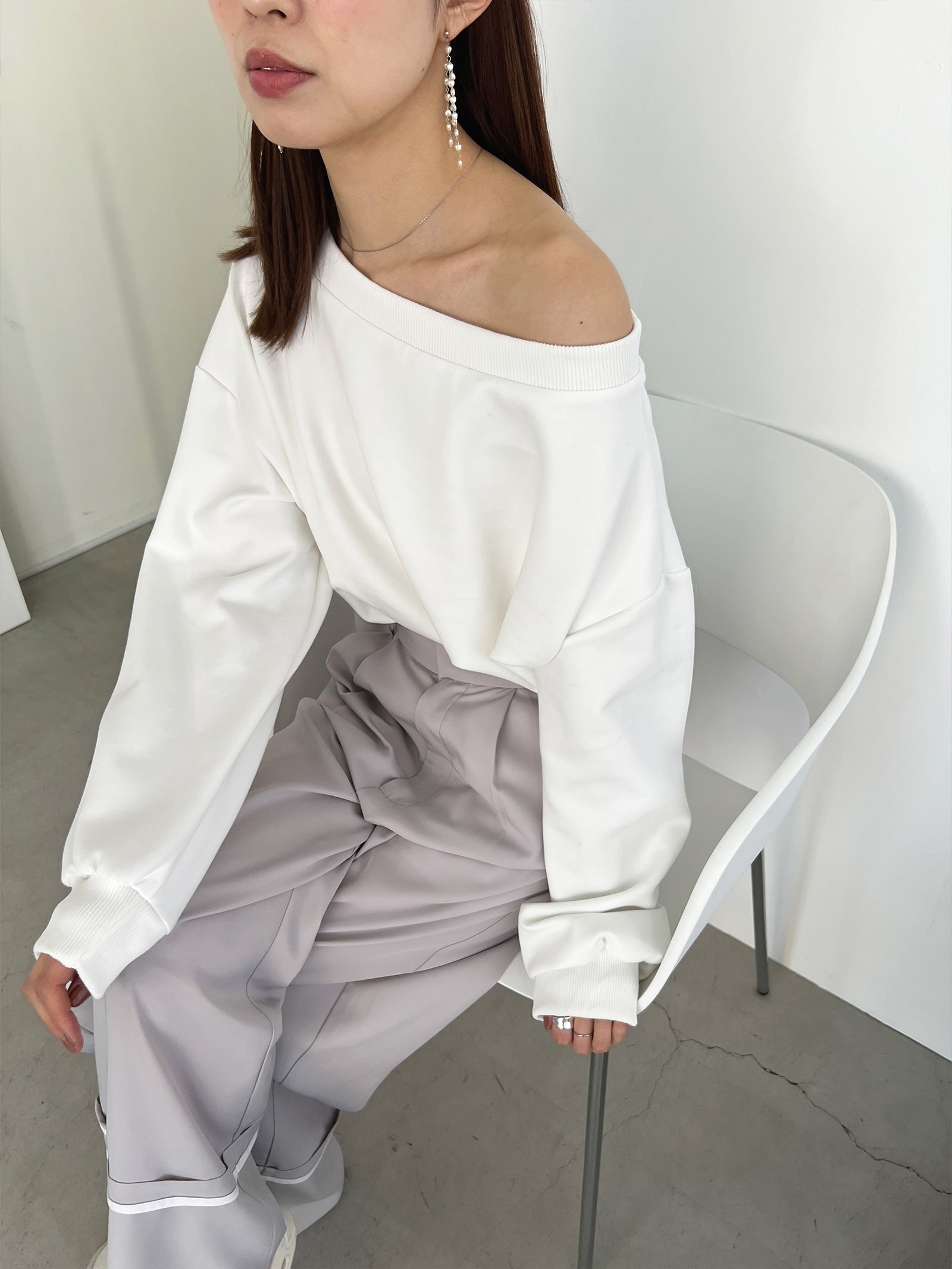 :ETHR OF ヤマダヤ スウェットワンピース オフホワイト セール】 FRUIT OF THE LOOM×SHIPS:コットンスウェットワンピ