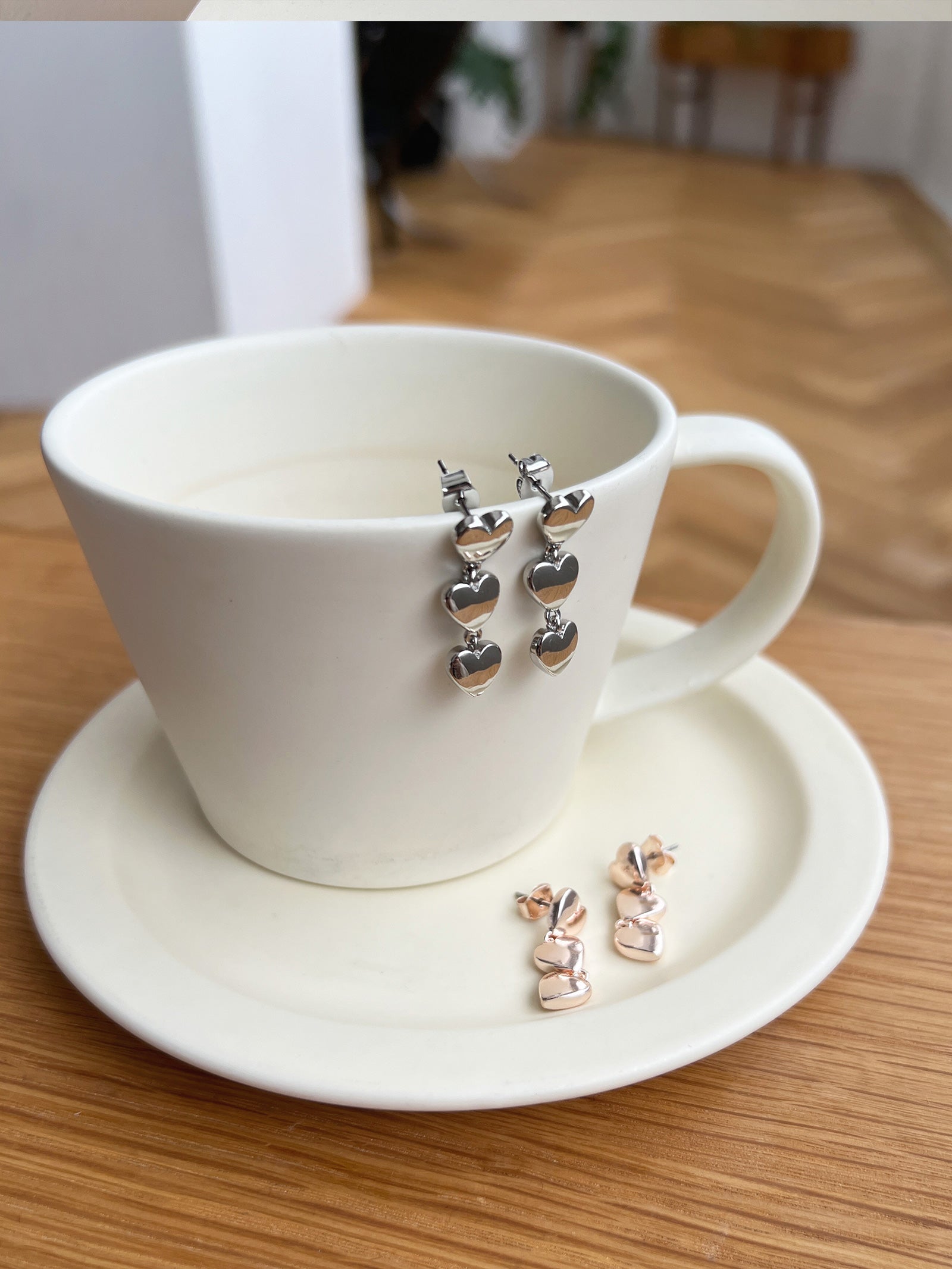 ミニハートピアス
