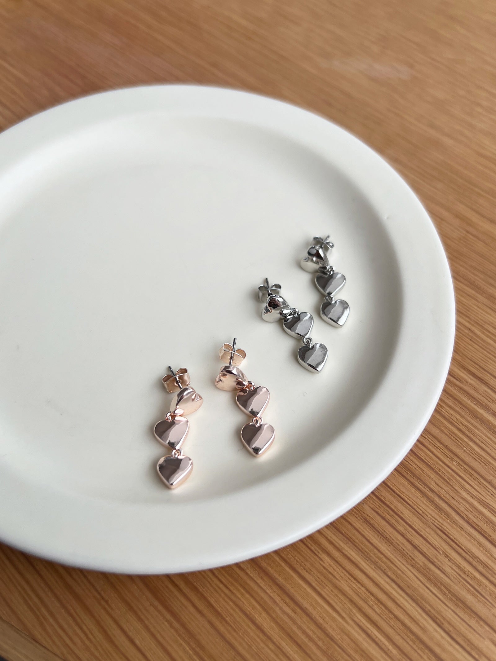 ミニハートピアス