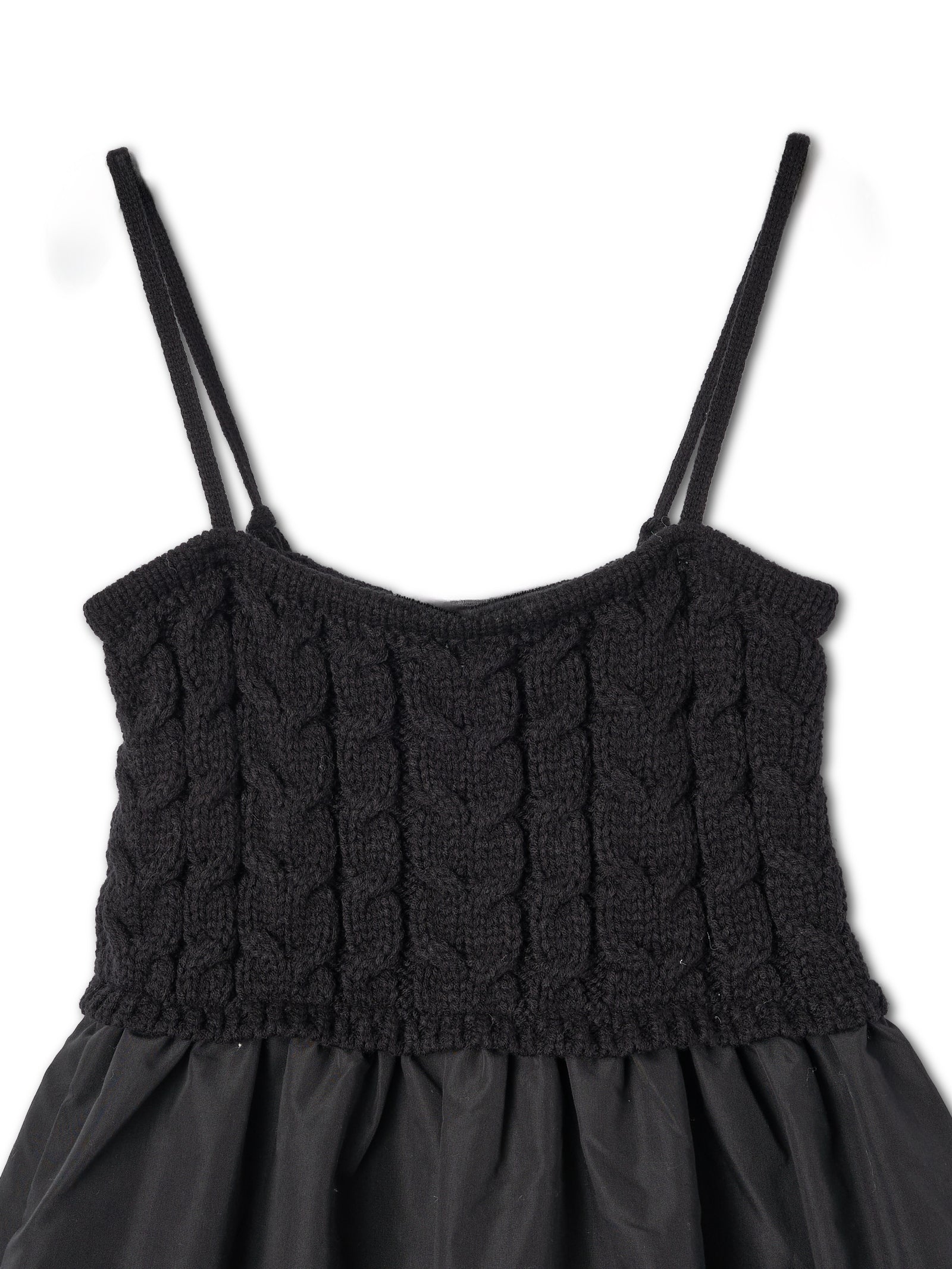 mic】ケーブルバルーンキャミソールワンピース