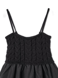 【mic】ケーブルバルーンキャミソールワンピース