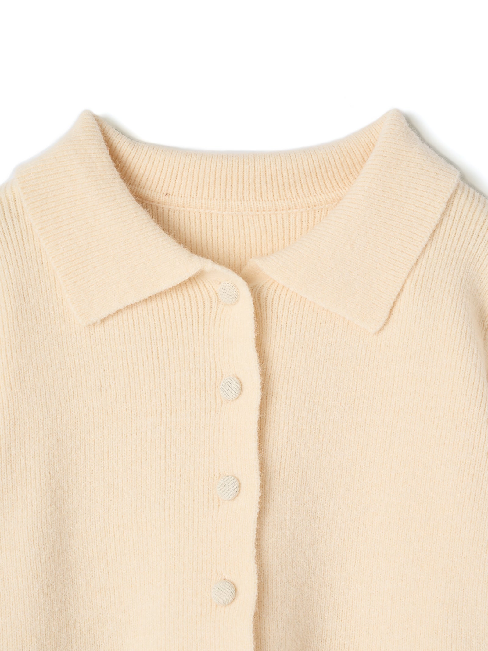 【mic】クラシックペプラムニットカーディガン