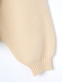 【mic】クラシックペプラムニットカーディガン