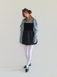 【mic】ケーブルバルーンキャミソールワンピース