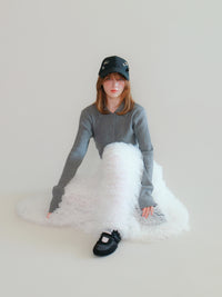 【mic】フラワービジューキャップ