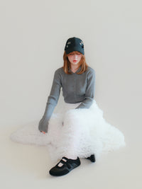 【mic】フラワービジューキャップ