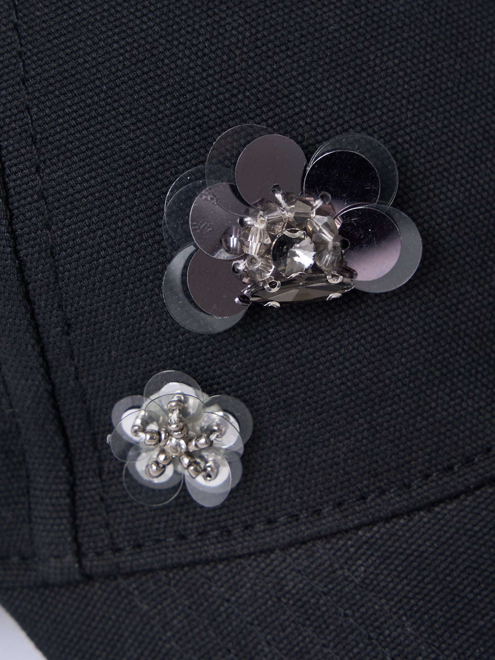 【mic】フラワービジューキャップ