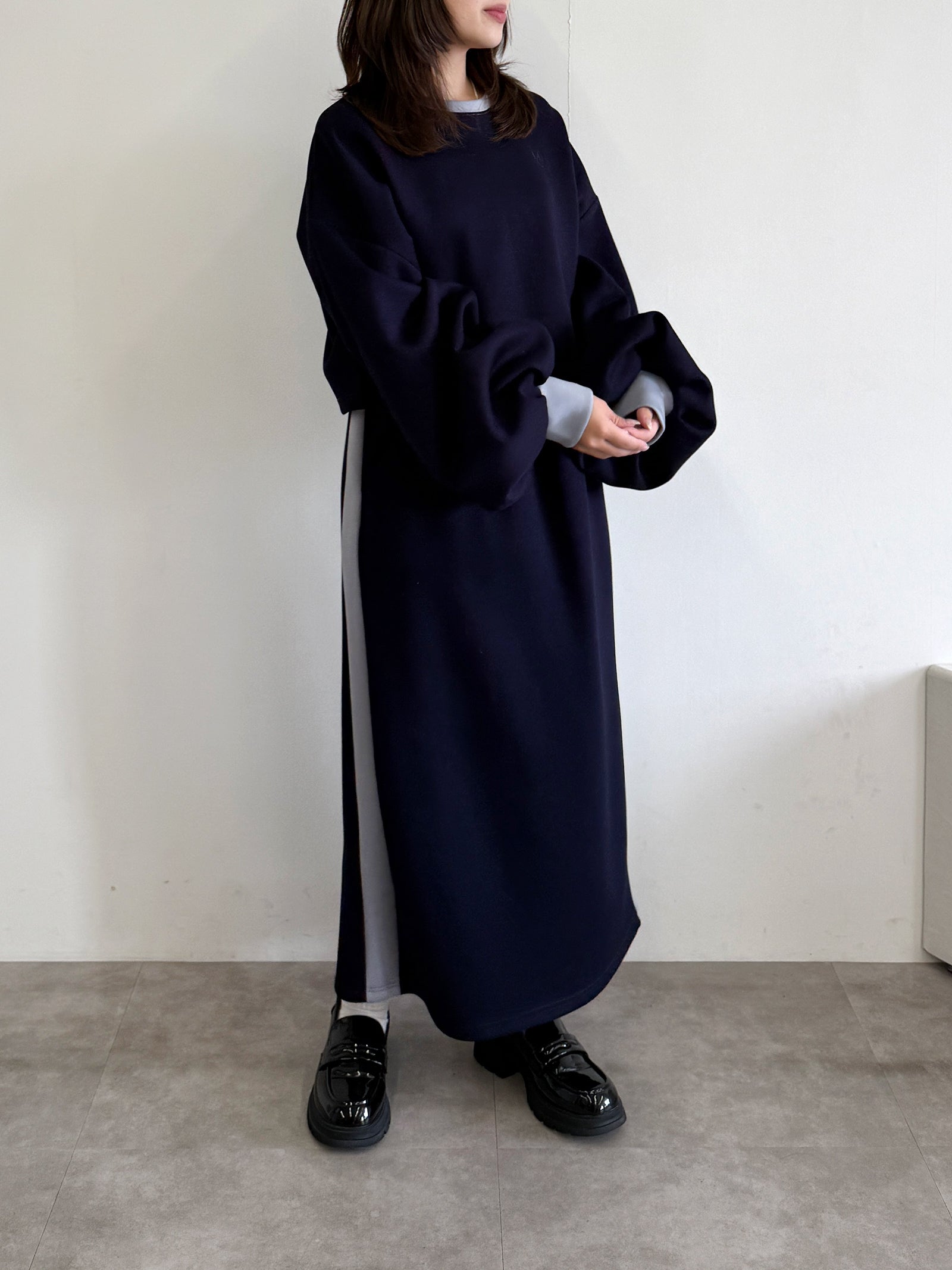 バイカラースウェットセットアップ