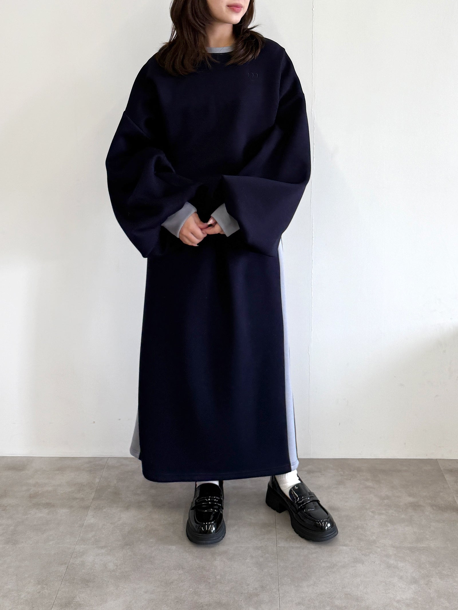 バイカラースウェットセットアップ