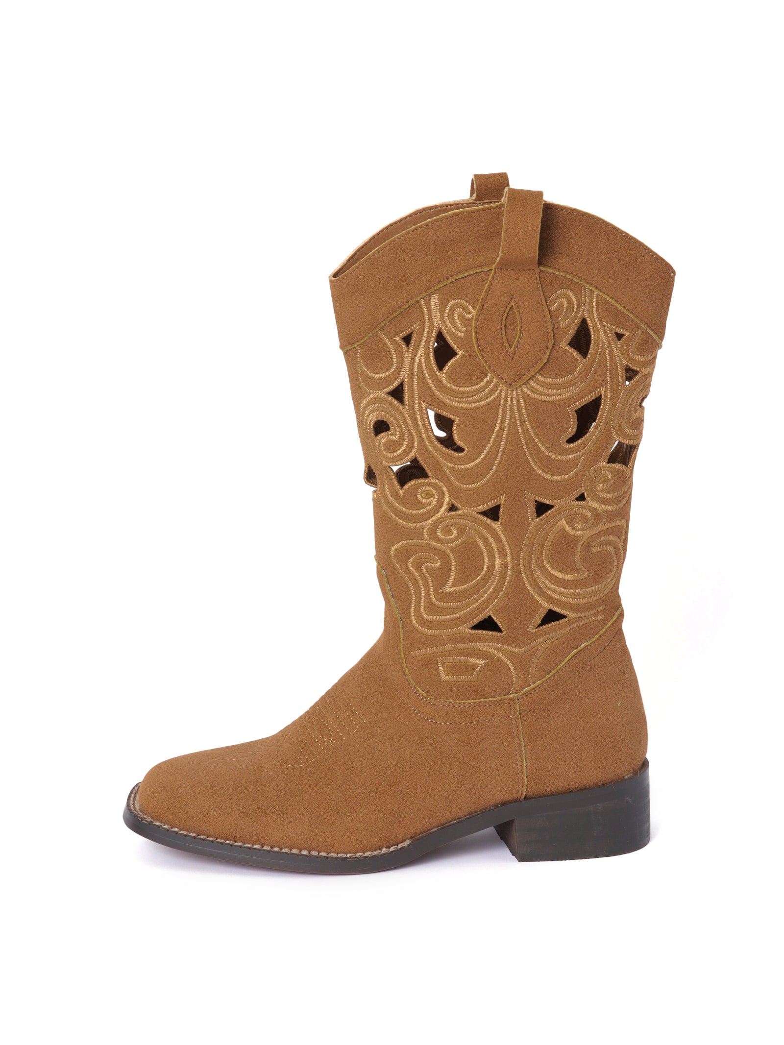 mic】パンチングウエスタンブーツ