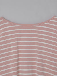 【mic】ワイドスリーブボーダーTシャツ