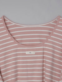 【mic】ワイドスリーブボーダーTシャツ