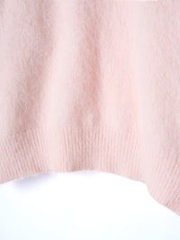 【mic】モヘアパフスリーブニット