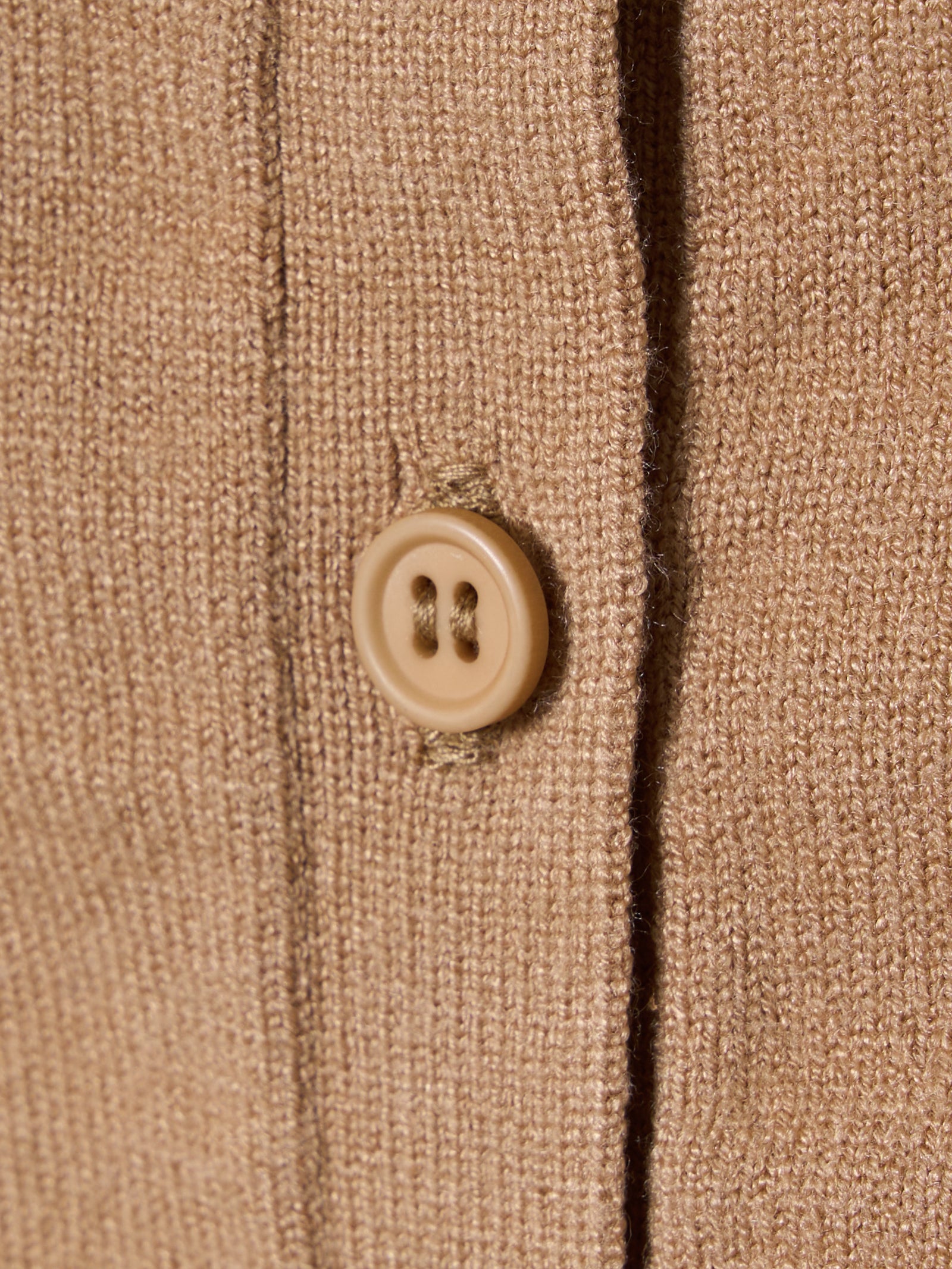 【mic】ベルラッフルニットカーディガン