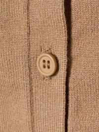 【mic】ベルラッフルニットカーディガン