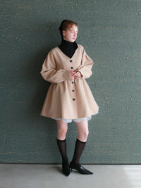 【mic】クラシカルペプラムチュニック