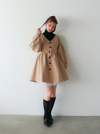 【mic】クラシカルペプラムチュニック