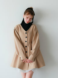 【mic】クラシカルペプラムチュニック