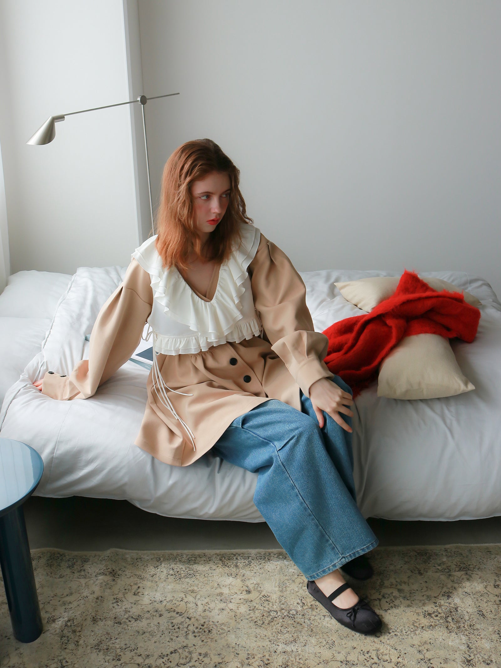 【mic】クラシカルペプラムチュニック