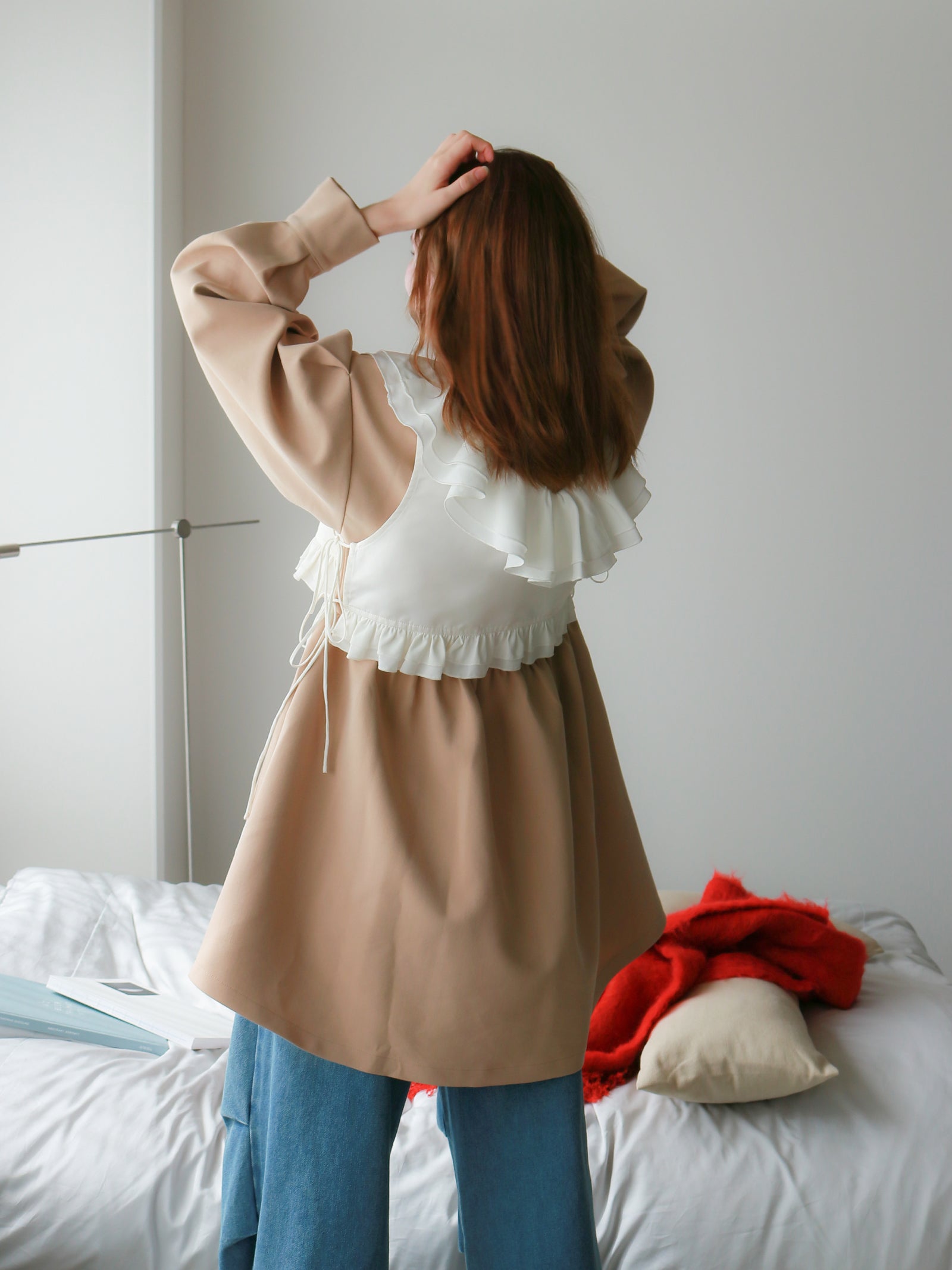 【mic】クラシカルペプラムチュニック