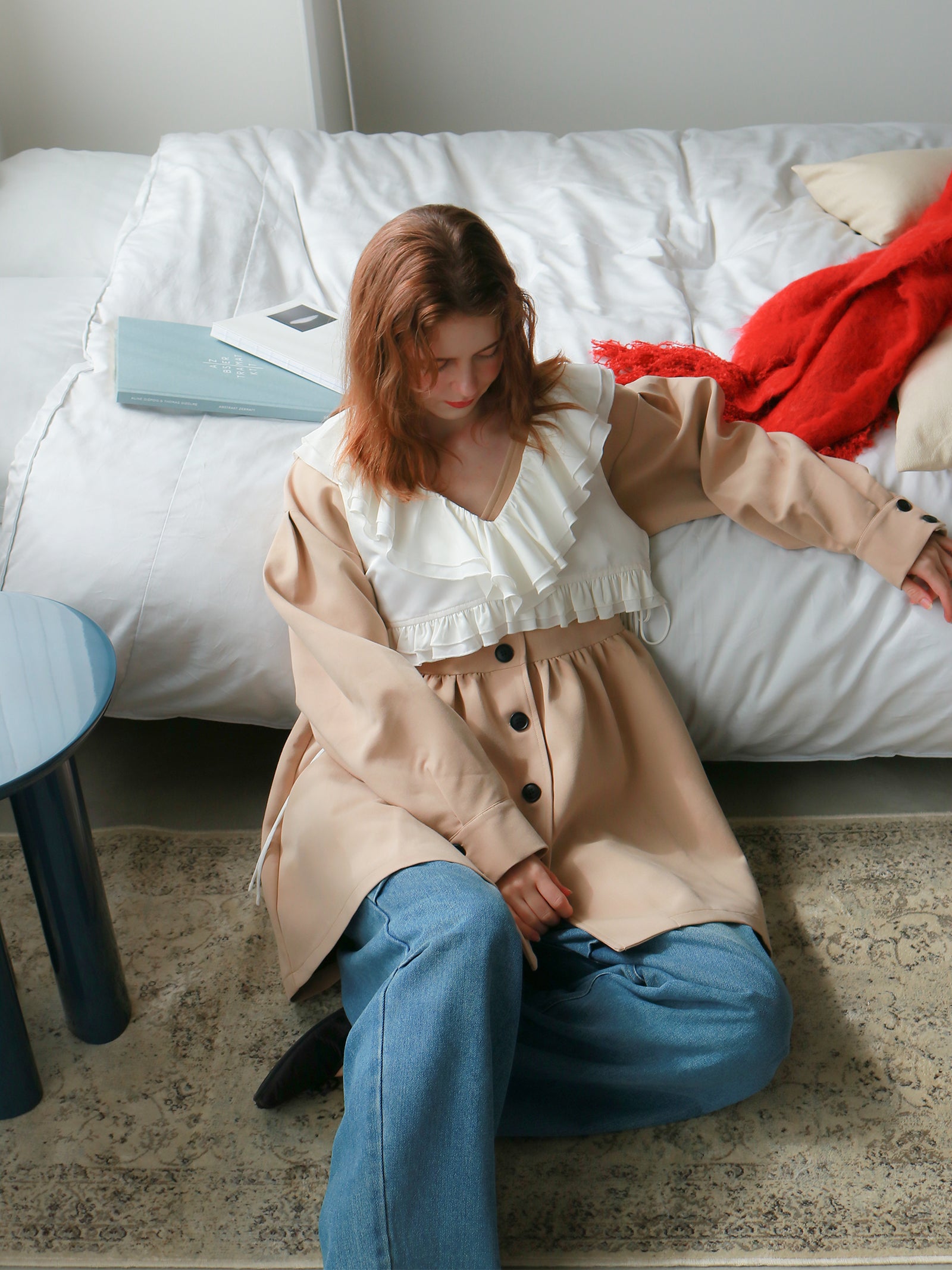 【mic】クラシカルペプラムチュニック