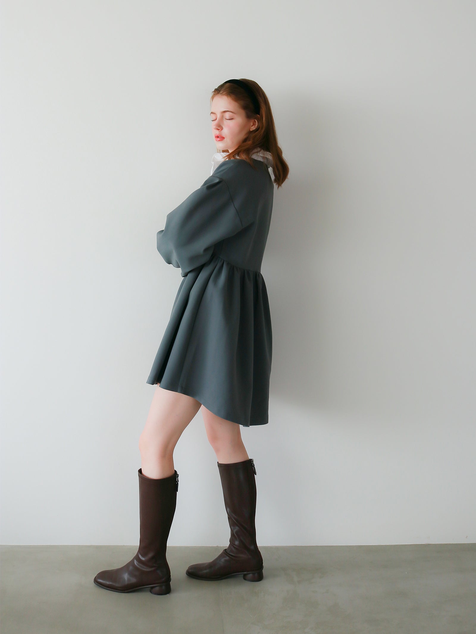 【mic】クラシカルペプラムチュニック