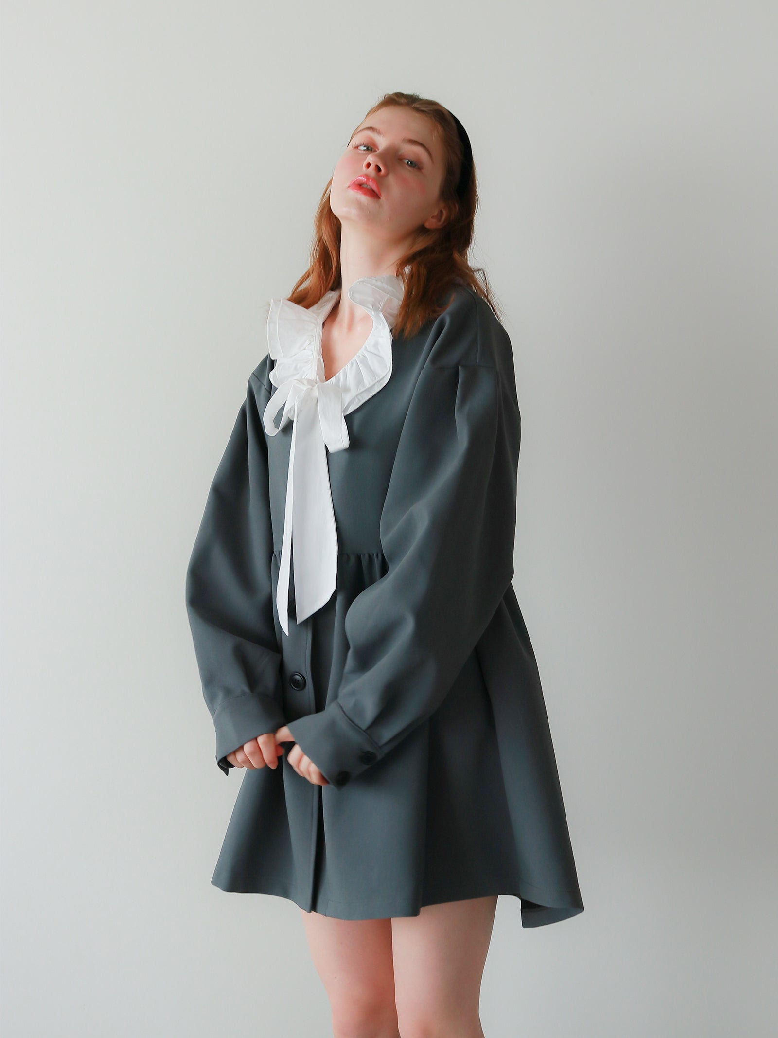 【mic】クラシカルペプラムチュニック