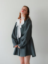 【mic】クラシカルペプラムチュニック