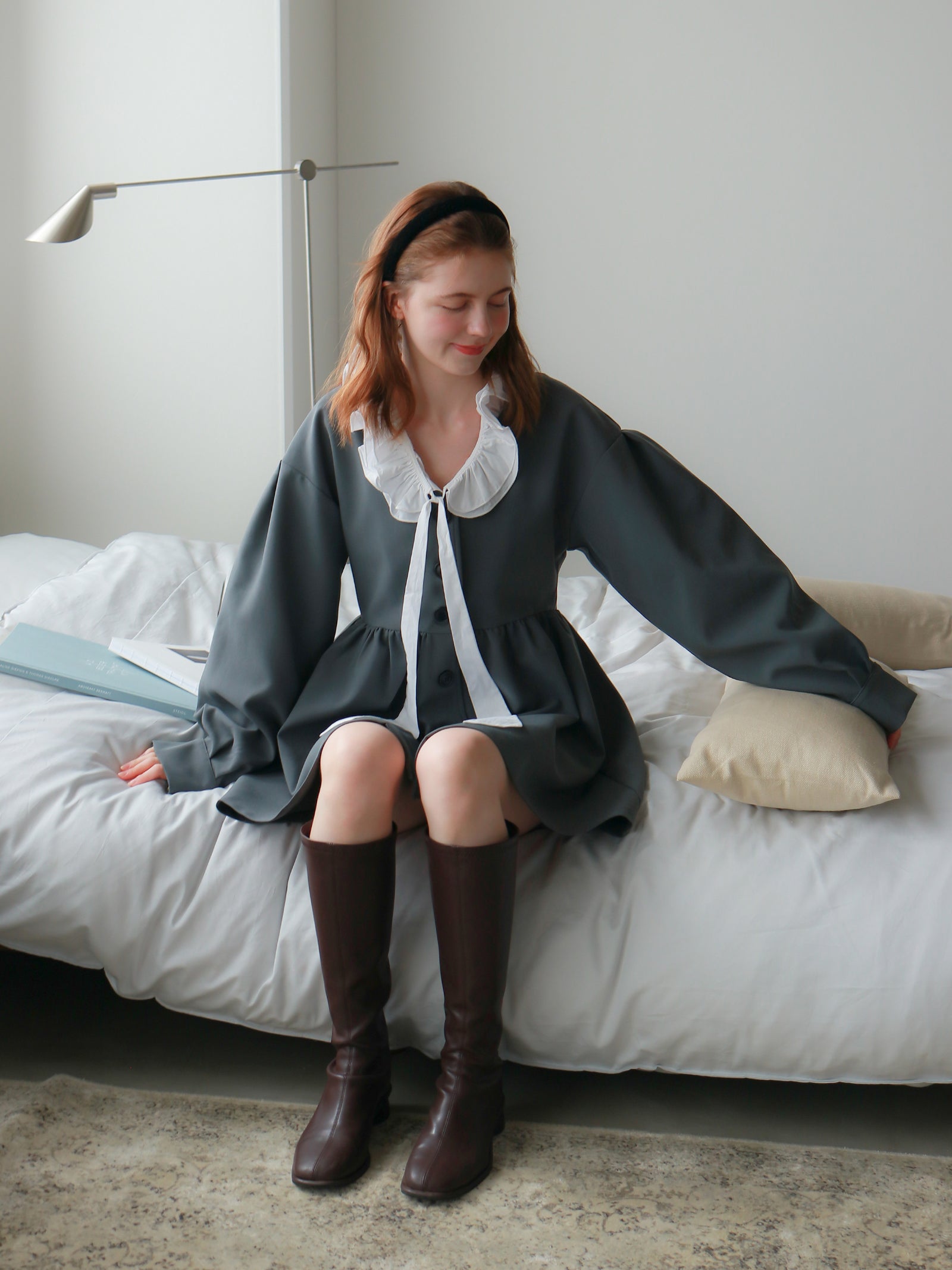 【mic】クラシカルペプラムチュニック