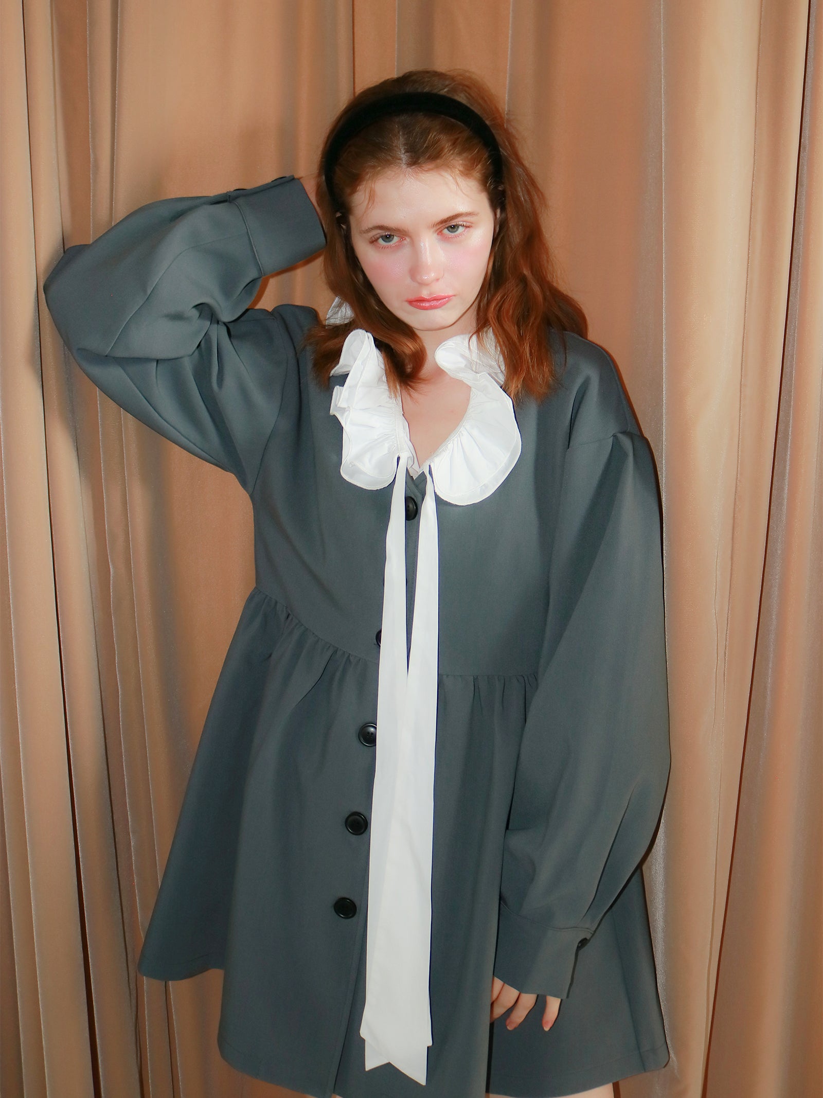 【mic】クラシカルペプラムチュニック