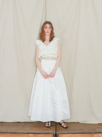 【mic】ラッフルリボンビスチェ[セットアップ可能]