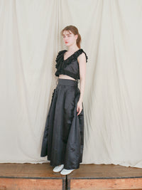 【mic】ラッフルリボンビスチェ[セットアップ可能]