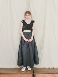 【mic】ラッフルリボンビスチェ[セットアップ可能]