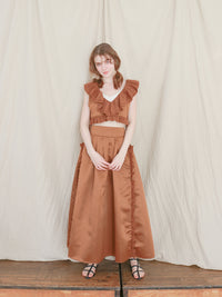 【mic】ラッフルリボンビスチェ[セットアップ可能]