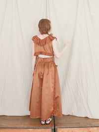 【mic】ラッフルリボンビスチェ[セットアップ可能]