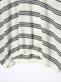 【mic】ボーダーポロニット