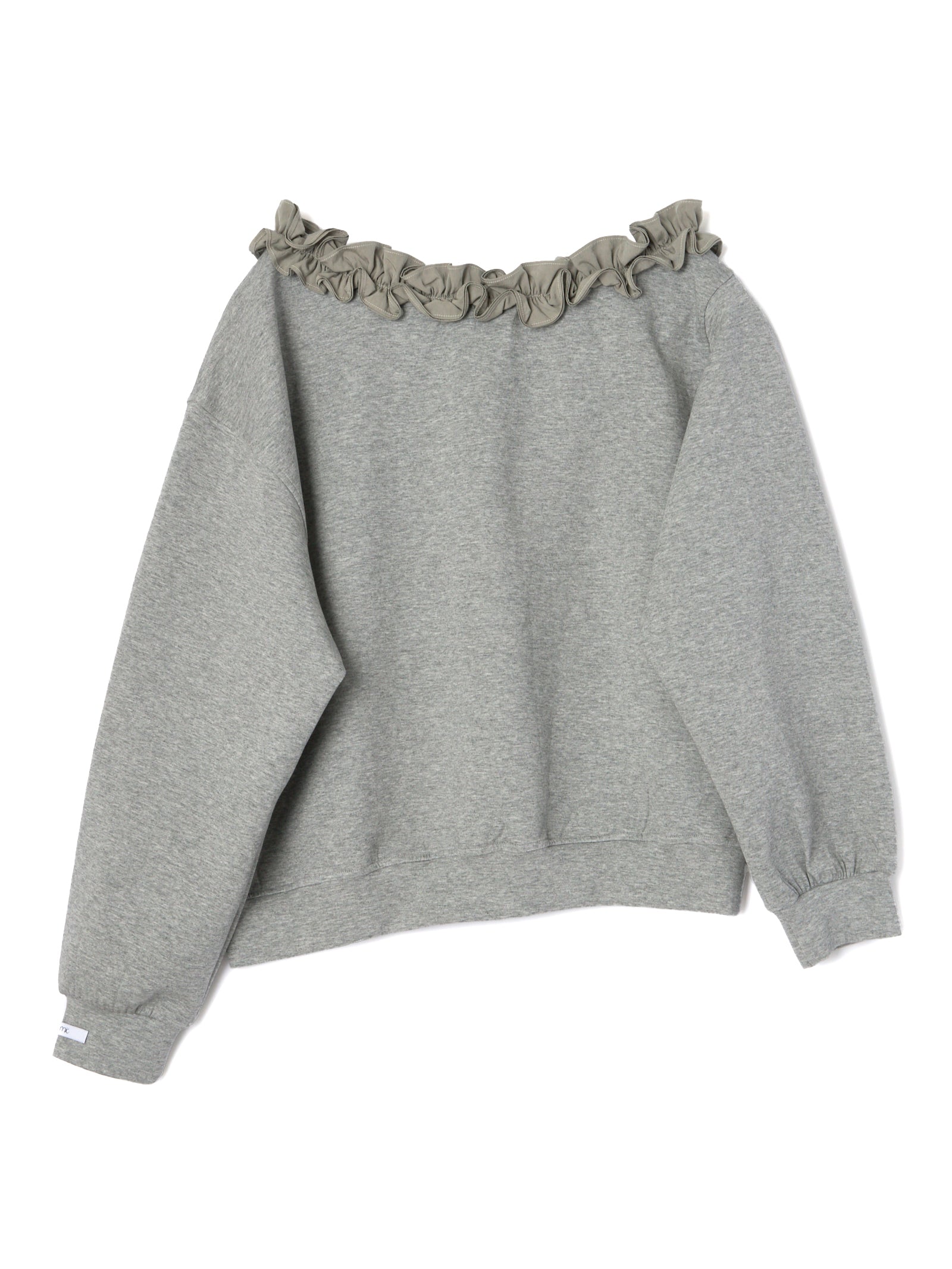 mic】ラッフルネックスウェット