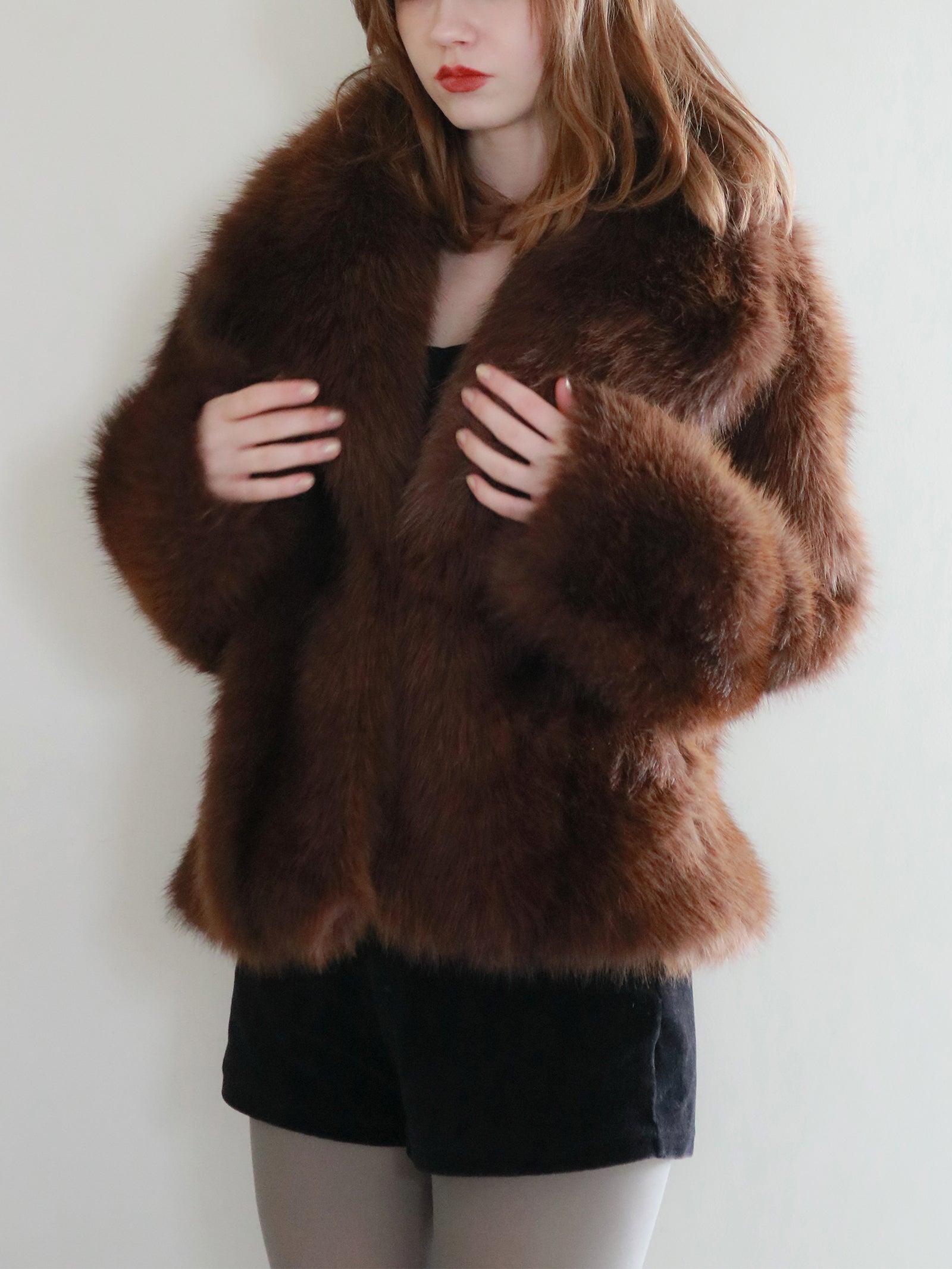 mic】ビッグカラーファージャケット