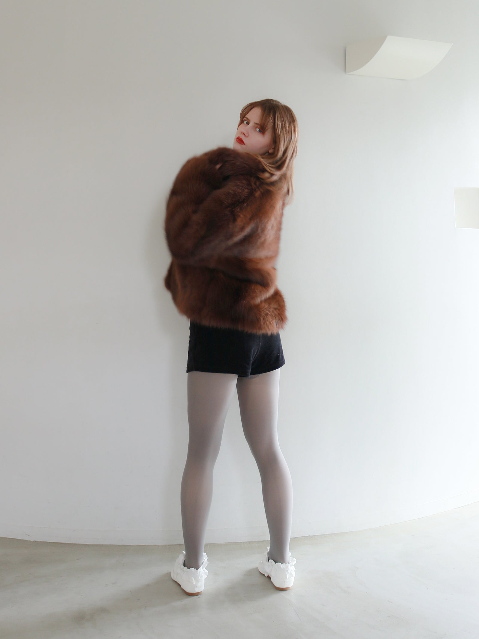 mic】ビッグカラーファージャケット