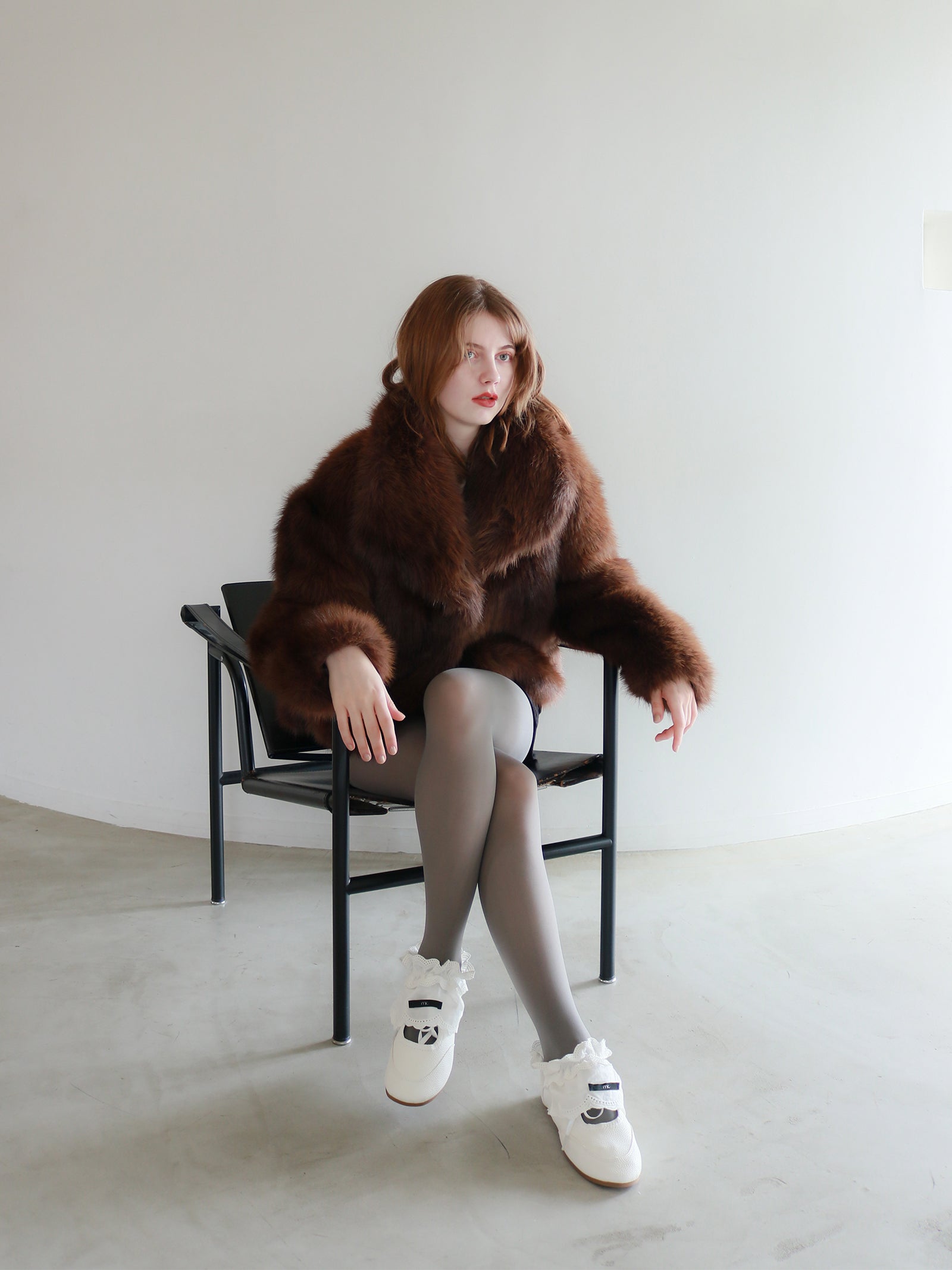 mic】ビッグカラーファージャケット