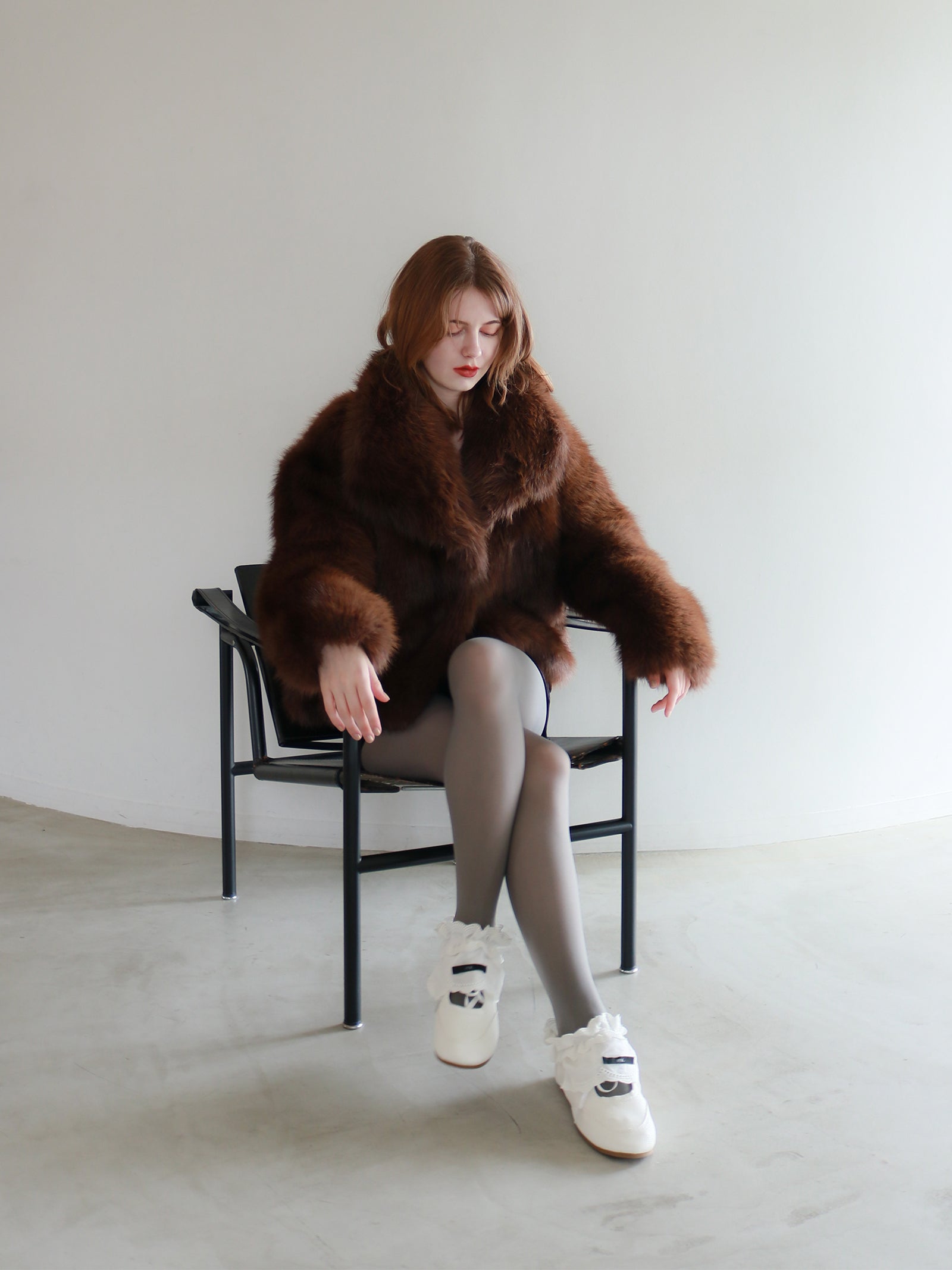 mic】ビッグカラーファージャケット