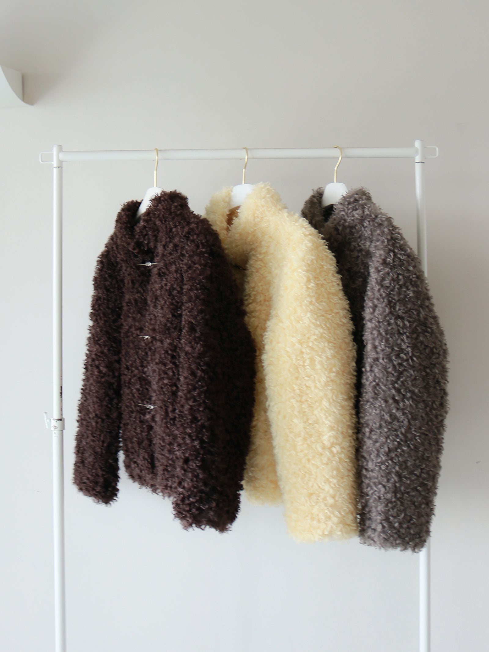 mic】カーリーベルトファーコート